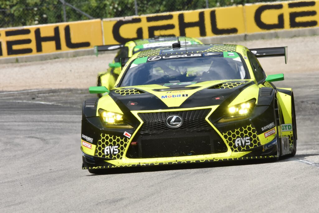 Team Lexus through Turn 12. [John Wiedemann Photo]