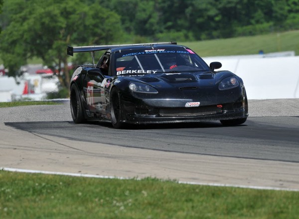 Rookie Jason Berkeley led his class in the BMG Management Chevrolet Corvette.  [John Wiedemann Photo]