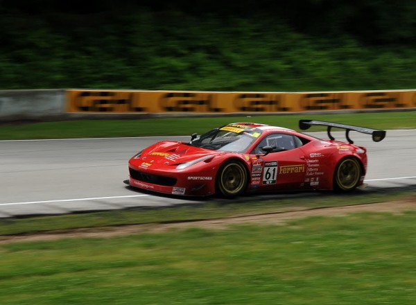 Anthony Lazzaro in the R.Ferri Motorsports Ferrari 458 GT3 Italia.  [John Wiedemann Photo]