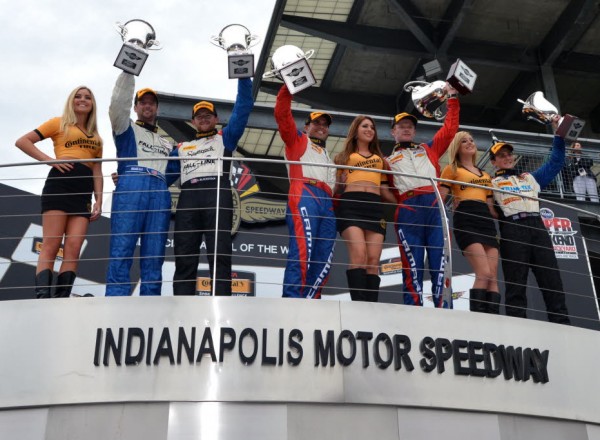 Continental Tire Challenge Series winners at the Indianapolis Motor Speedway.  [Russ Lake Photo]