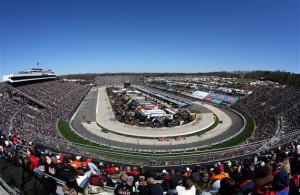 The .526 mile paperclip shaped short track at Martinsville Speedway in Martinsville, Virginia. [Credit: Nick Laham/NASCAR via Getty Images]