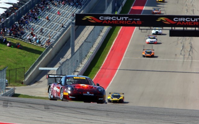 Patrick Long, Round 1 winner at the Circuit of the Americas   [Michael Wells Photo]