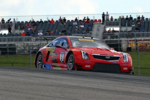 Johnny O'Connell at the Circuit of the Americas wins the second round of the Pirelli World Challenge series. [Michael Wells Photo]