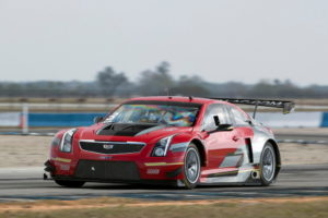 Four-time PWC GT driver champion Johnny O’Connell's Velocity Red No. 3 Cadillac ATS-V.R Coupe.  [Richard Prince/Cadillac Photo]