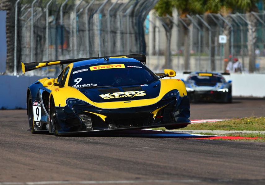 2016 champion Alvaro Parente takes his K-PAX Racing McLaren 650S to victory in the Pirelli World Championship Grand Prix of St. Petersburg. [Pirelli World Championship photo]