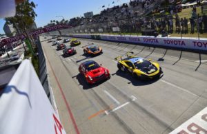 GT Start of the Long Beach Grand Prix in 2016. [photo courtesy Pirelli World Challenge]