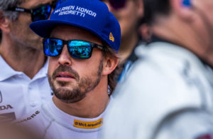 Fernando Alonso on the grid prior to competing in the Indianapolis 500. [Andy Clary Photo]