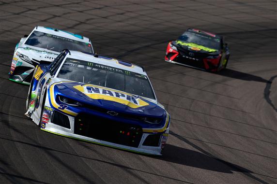 Chase Elliott, driver of the #9 NAPA Auto Parts Chevrolet, one of the Young Guns in the Monster Energy NASCAR Cup Series. [Credit: Robert Laberge/Getty Images]