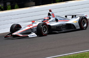 Will Power, winner of the 102nd Indianapolis 500 at the Indianapolis Motor Speedway. [John Wiedemann Photo]