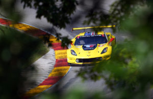 Corvette at Canada Corner. [Photo by Jack Webster]