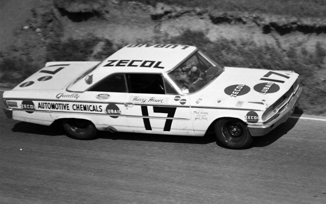 Harry Heuer also drove a 1963 Ford for the Milwaukee-based Zecol-Lubaid team. Dr. Dick Thompson also drove the #17 in the race. [Photo by Russ Lake]