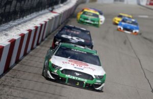 Kevin Harvick drives during the NASCAR Cup Series Toyota Owners 400 at Richmond Raceway. (Photo by Brian Lawdermilk/Getty Images)