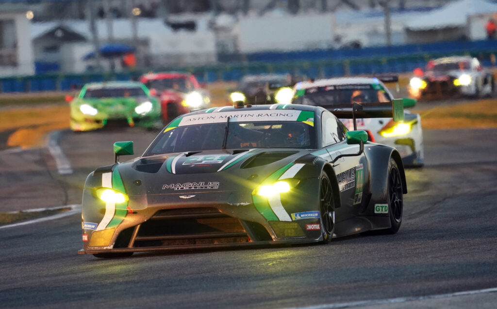 Highest finishing Aston Martin in Rolex 24 history. [Jack Webster photo]