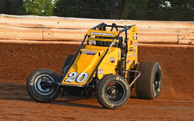 no. 20 Runner-up and point leader Kody Swanson in action.  [Joe Jennings Photo]