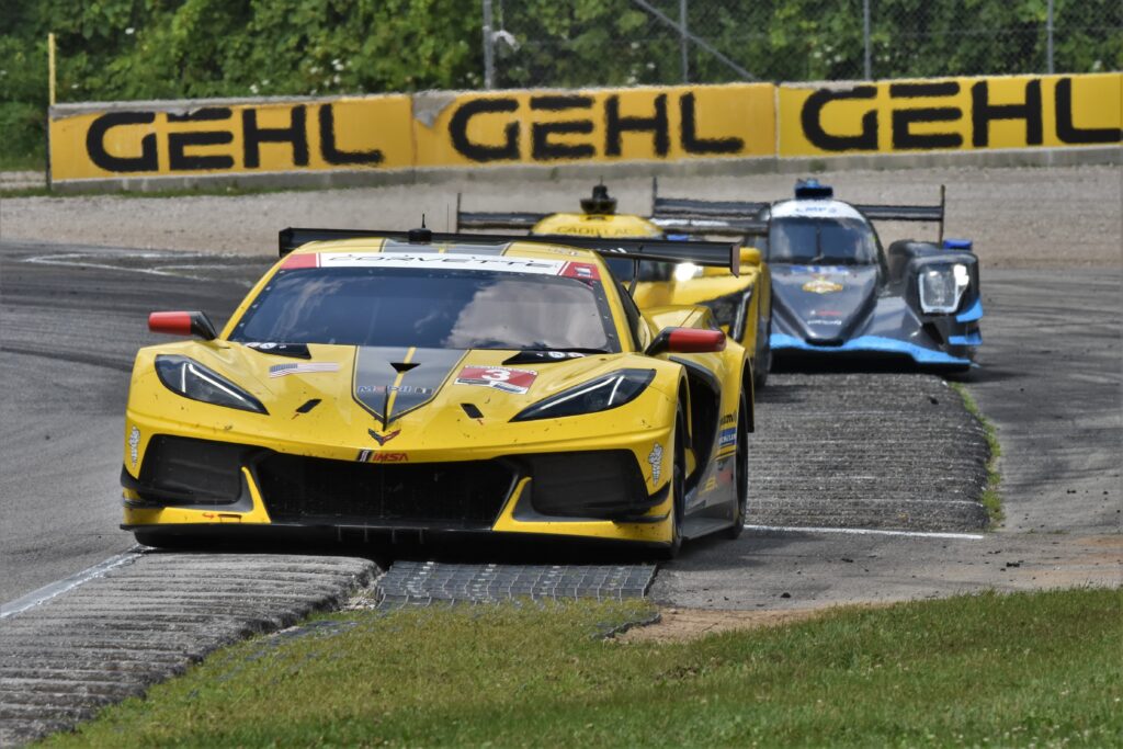 Using all the track at Turn 12. [John WIedemann Photo]