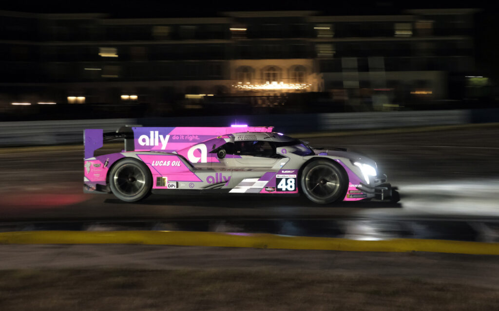 Cadillac at the Hairpin. [Jack Webster Photo]