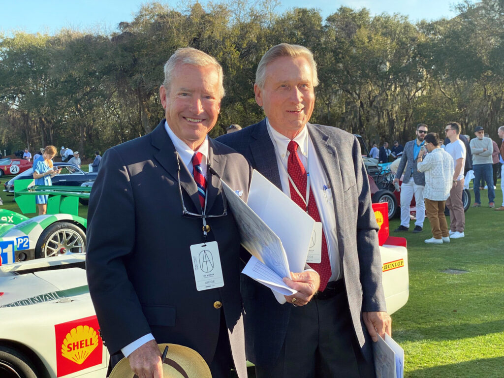 Porsche legends Hurley Haywood and Alwin Springer [Eddie LePine photo]