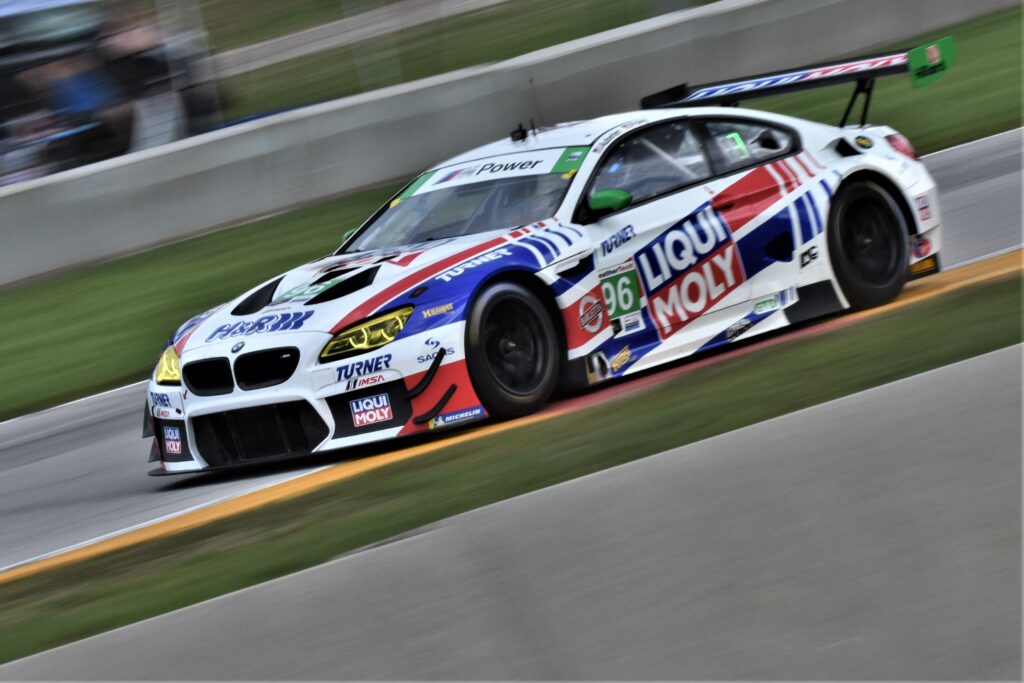 BMW into Turn 7 at Road America. [John Wiedemann Photo]