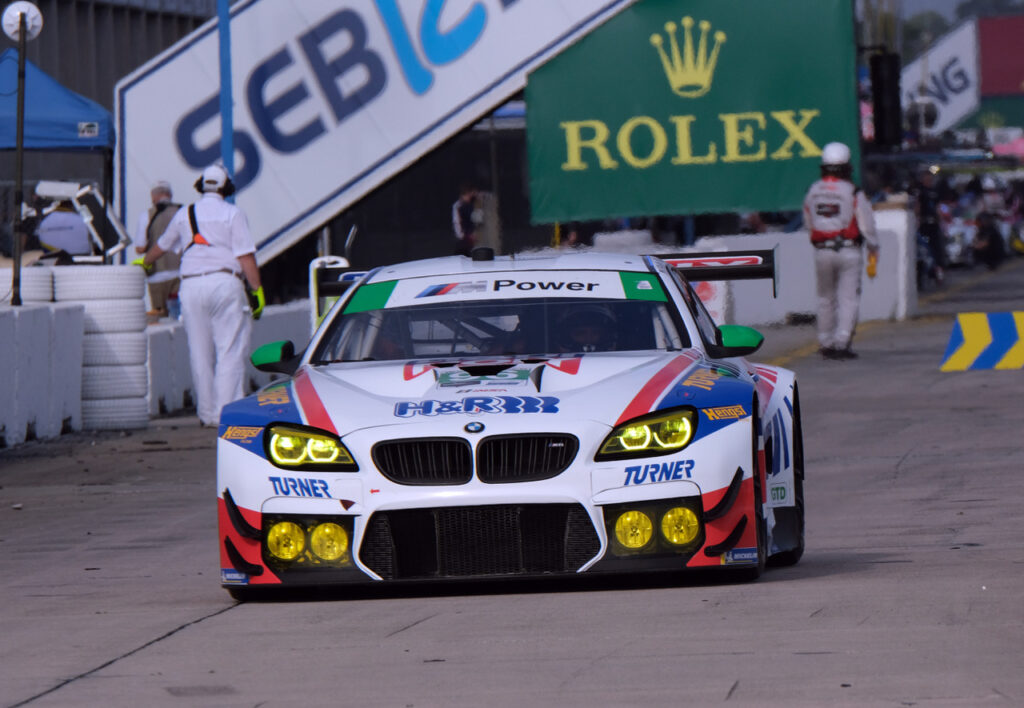 Old pro, Bill Auberlen in the BMW. [Jack Webster Photo]