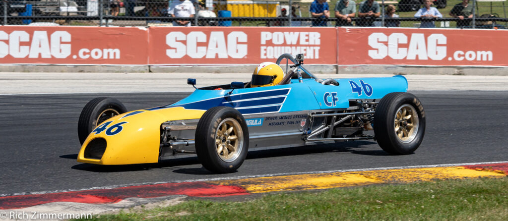 Jacques Dresang at speed in the DGF Eagle. [Photo by Rich Zimmermann]