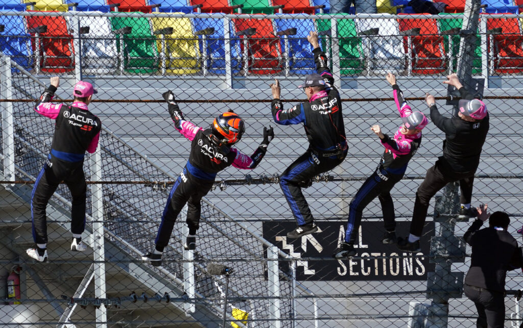 Spiderman and crew. [Jack Webster photo]