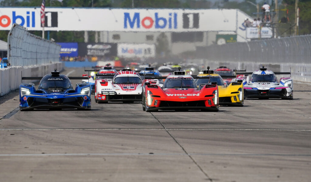 The start of the Mobil 1 Twelve Hours of Sebring. [Jack Webster Photo]