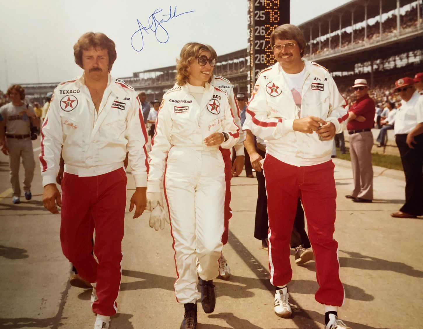 Janet Guthrie at Indianapolis. [Paul Gohde Photo]