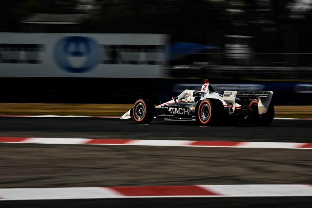 Josef Newgarden during practice at the Grand Prix of Portland. [Media Credit-Penske Entertainment: James Black]