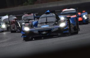 The Wayne Taylor Racing Acura leading early at Road America. [John Wiedemann Photo]