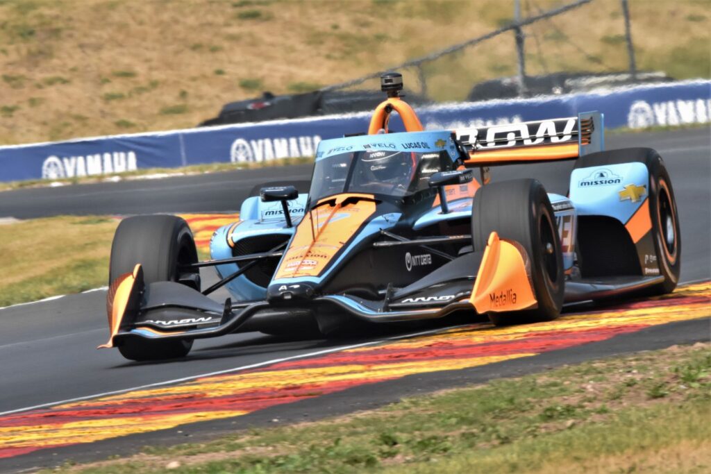 Alexander Rossi at Road America. [John Wiedemann Photo]