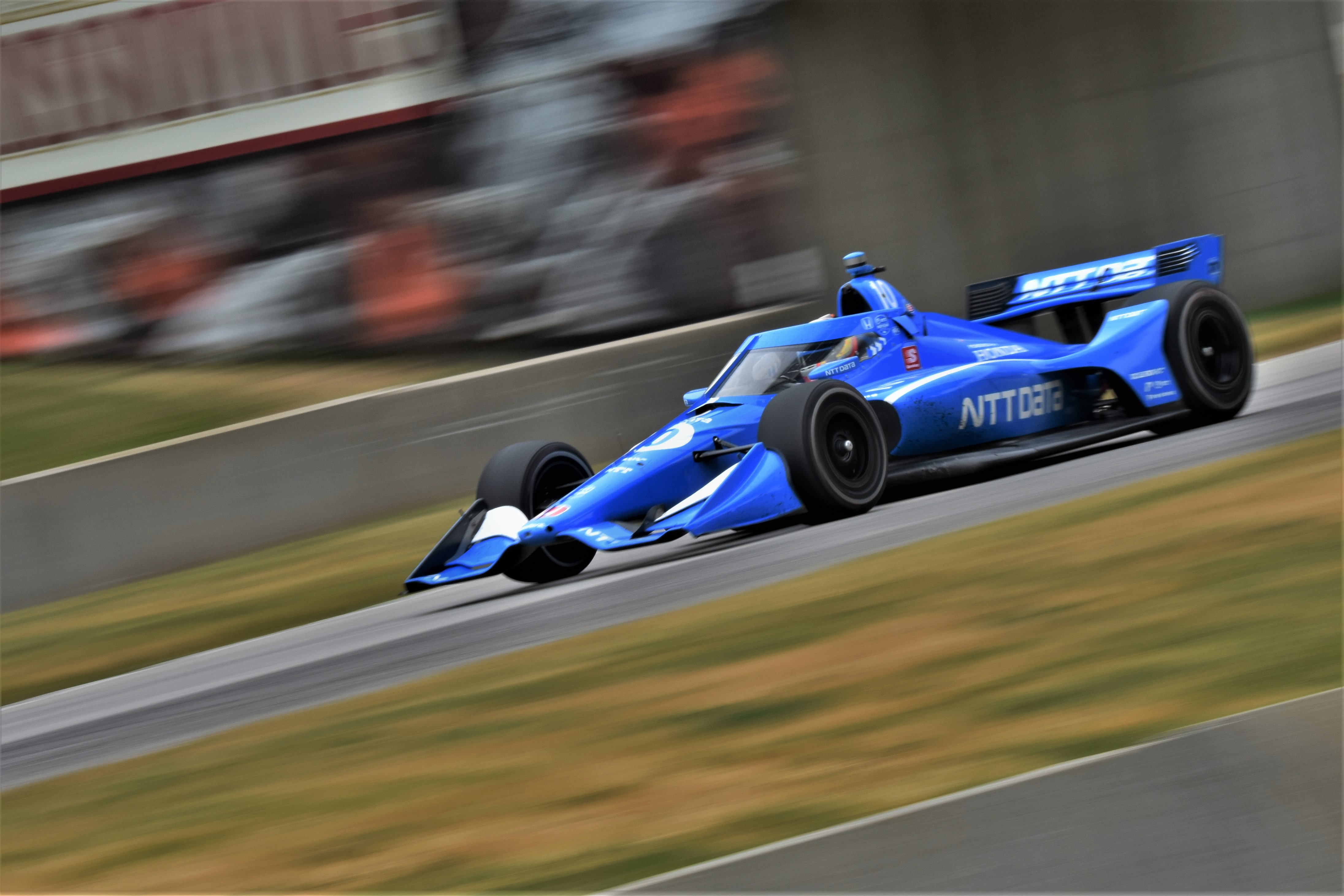 Alex Palou races to victory at Road America. [John Wiedemann Photo]