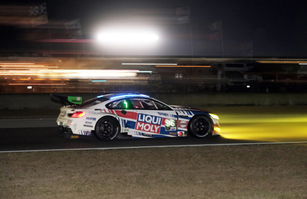 GTD BMW at night. [Jack Webster Photo]