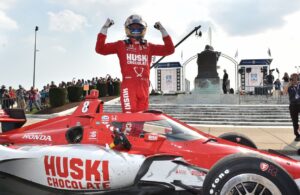 Marcus Ericsson - winner of Race 1 in the Chevrolet Grand Prix of Detroit. [Photo by: Chris Owens]