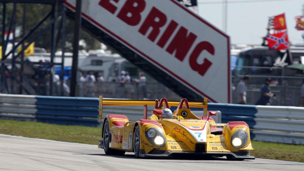 The Porsche RS Spyder at Sebring in 2008. [Porsche AG]